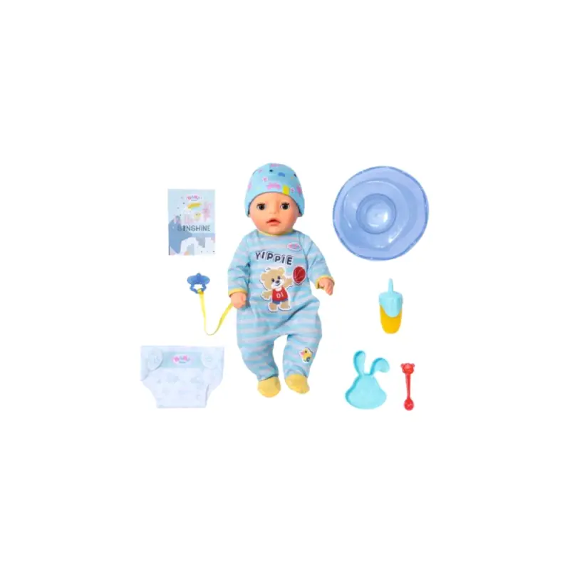 

Кукла пупс мальчик с 7 функциями, с аксессуарами, 36 см, Baby Born