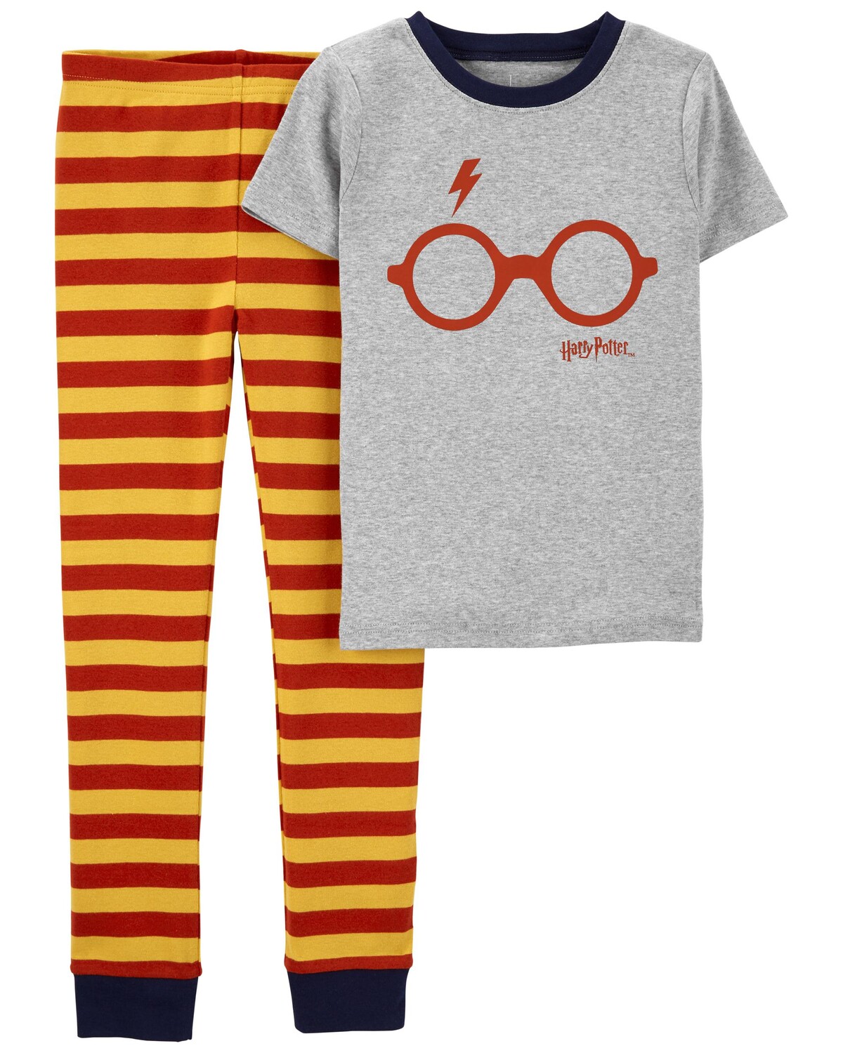 

Детские пижамы из 100% хлопка с надписью Harry Potter из двух частей, плотно прилегающие к телу Carter's, красный