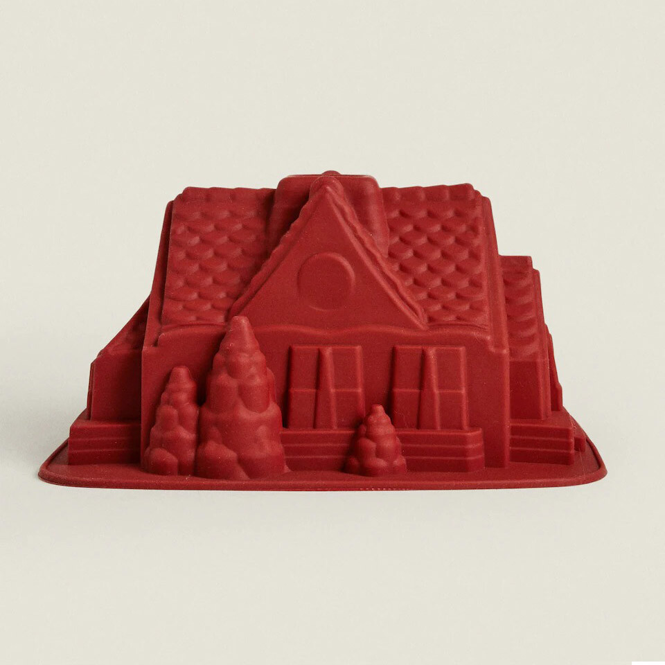 

Форма для выпечки Zara Home Christmas House Silicone, красный