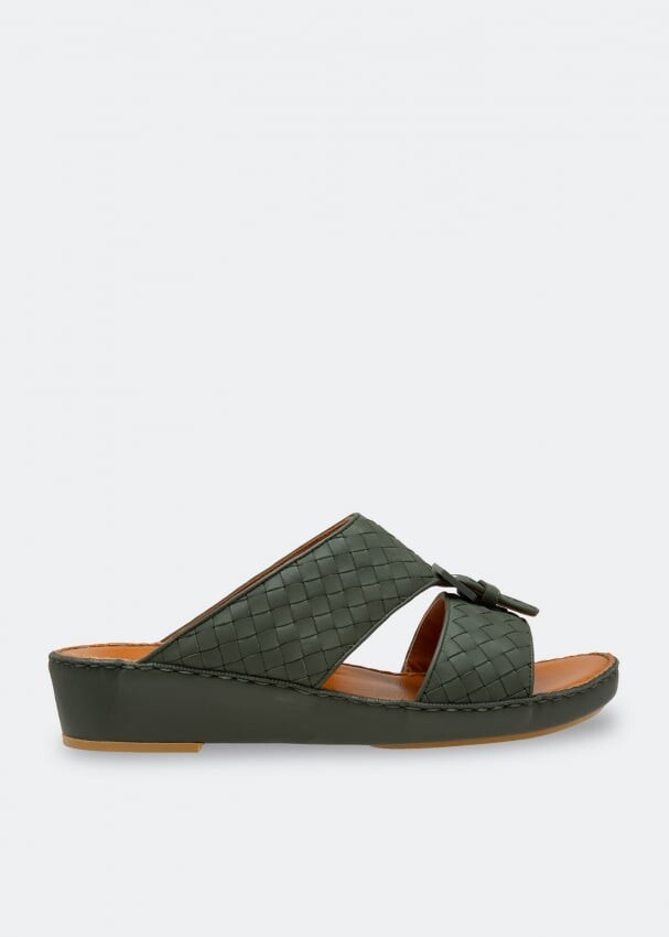 

Сандалии PRIVATE COLLECTION Arabic ostrich sandals, зеленый