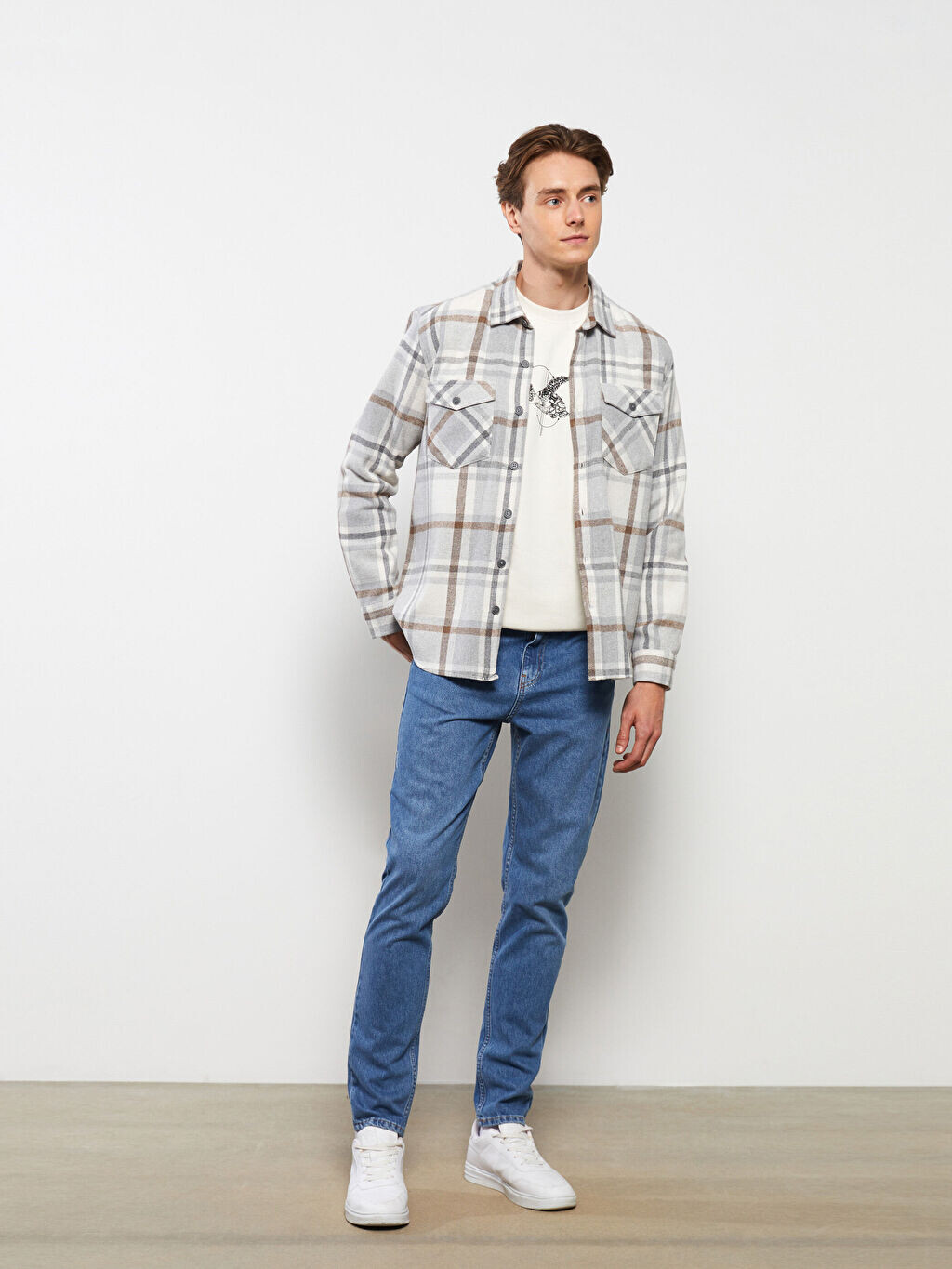 

Мужские джинсовые брюки 750 Slim Fit LCW Jeans