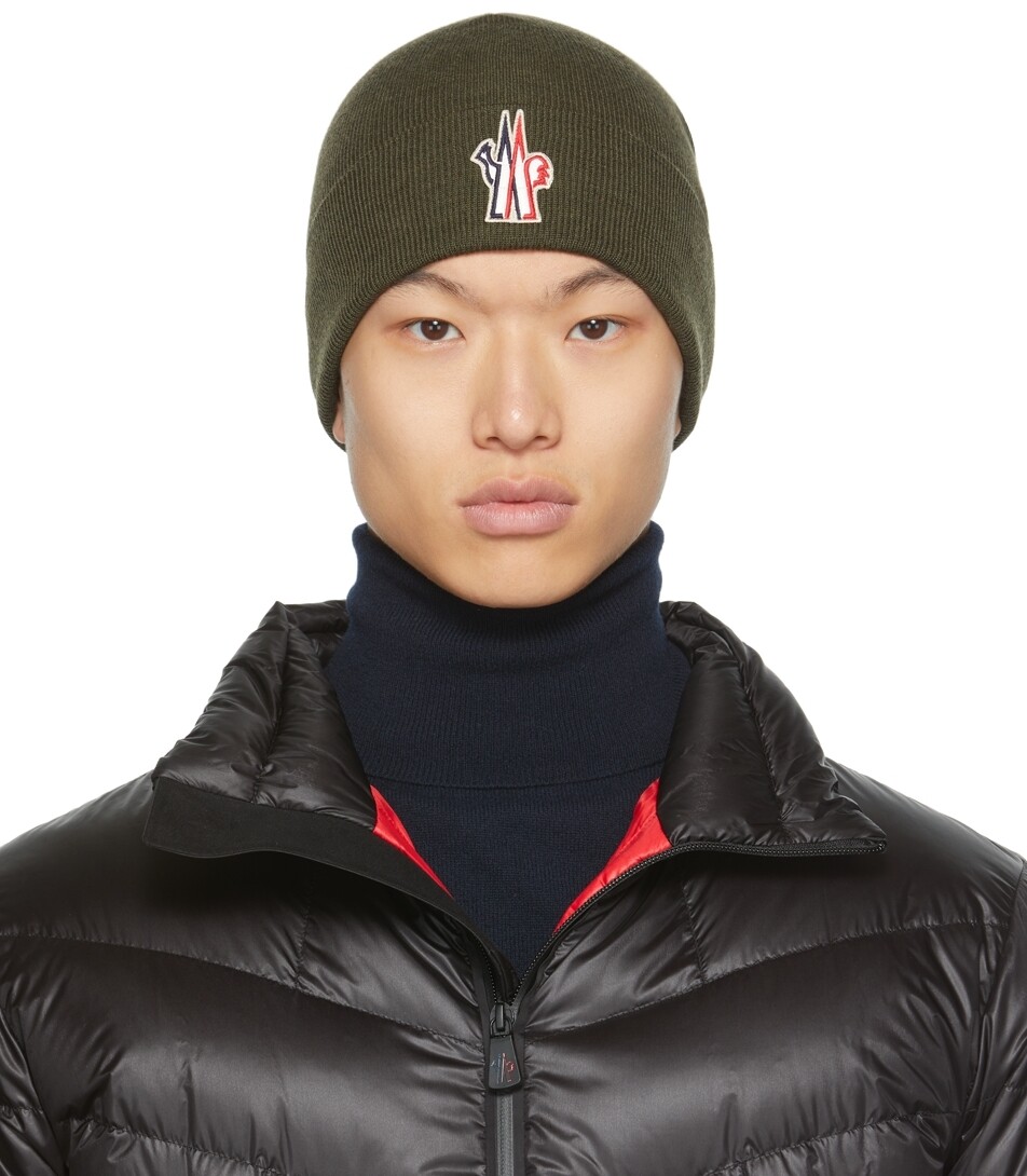

Шерстяная шапка с логотипом Moncler Grenoble