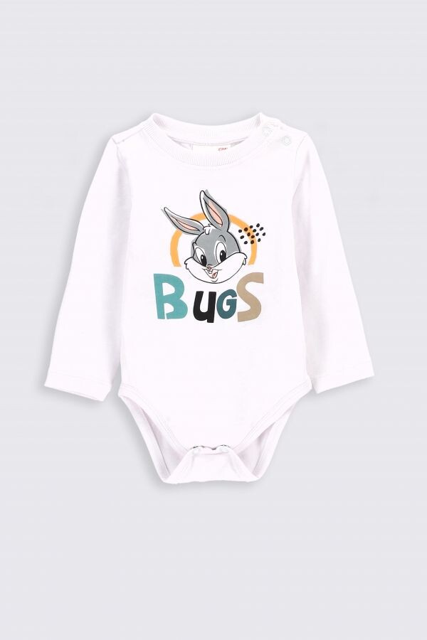

Боди с длинным рукавом Coccodrillo Looney Tunes, белый