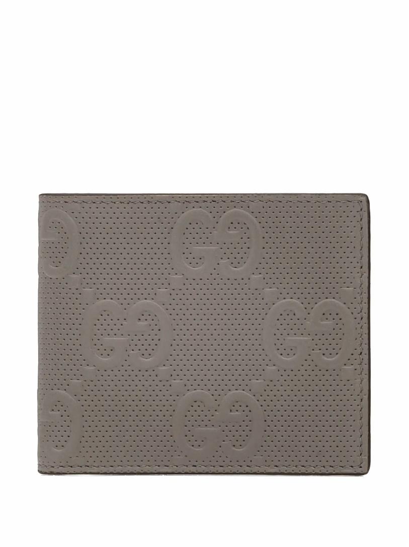 Кожаное портмоне с монограммой Gucci мужское кожаное портмоне sergio belotti 3254l milano brown