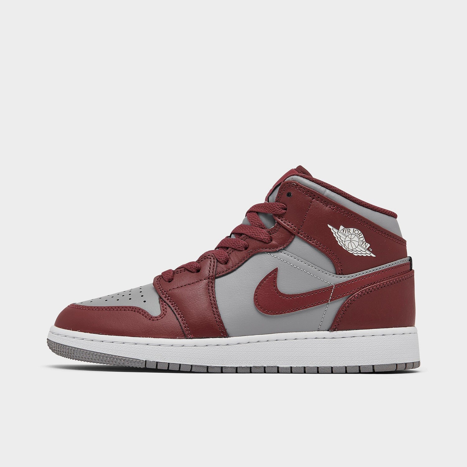 

Повседневная обувь Air Jordan Retro 1 Mid для больших детей, серый