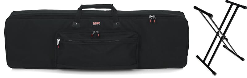 

Gator GKB-88 Padded Keyboard Gig Bag в комплекте с Gator Frameworks GFW-KEY-2000X Deluxe X-Style Keyboard Stand Gator Frameworks + Gator GFW-KEY-2000X=1 GKB-88=1