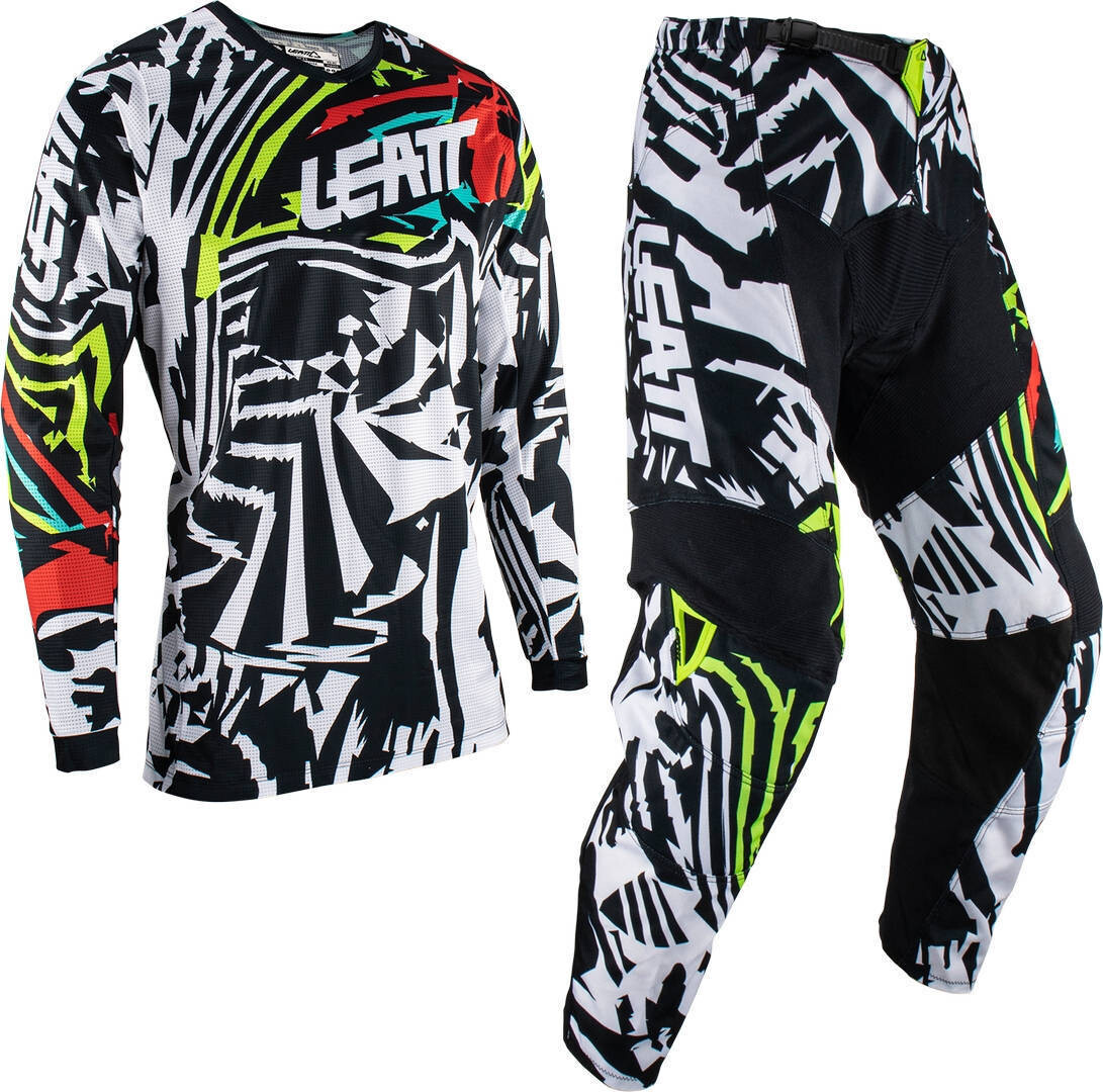 

Джерси Leatt 3.5 Zebra Мотокросс, черно-белые