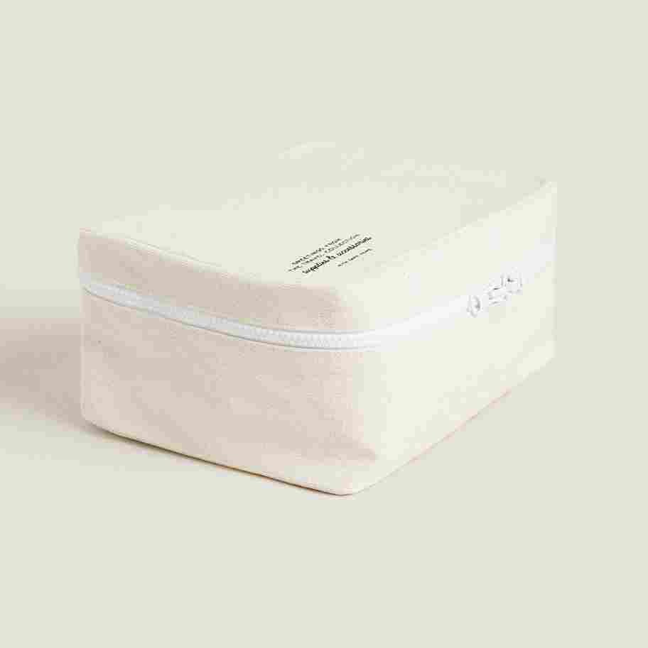 

Дорожная туалетная сумка Zara Home Travel Toiletry Bag x Saint Lazare, кремовый
