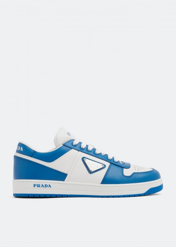 

Кроссовки PRADA Downtown leather sneakers, синий