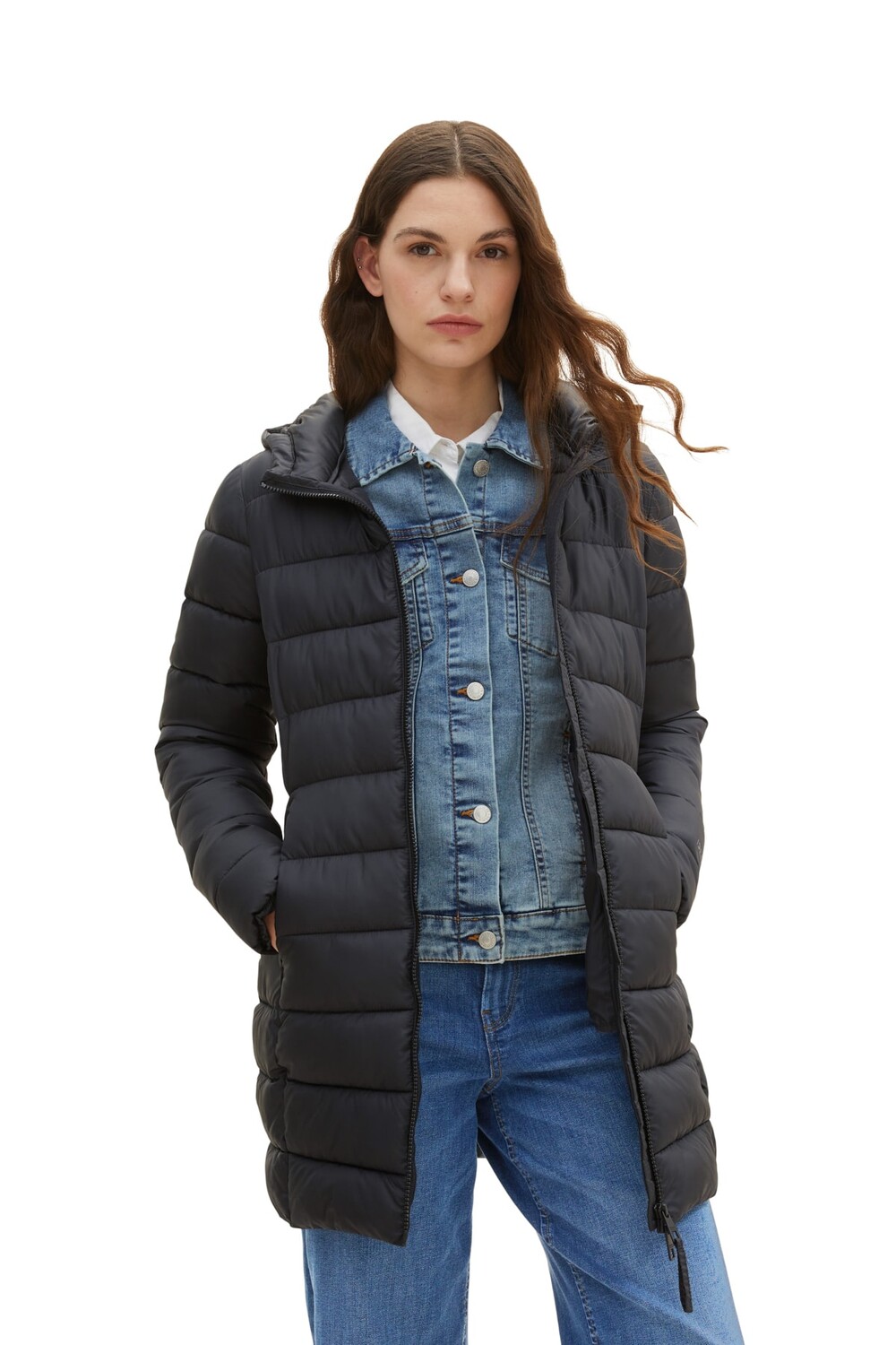 

Зимняя куртка - черный - пуховик Tom Tailor Denim, черный