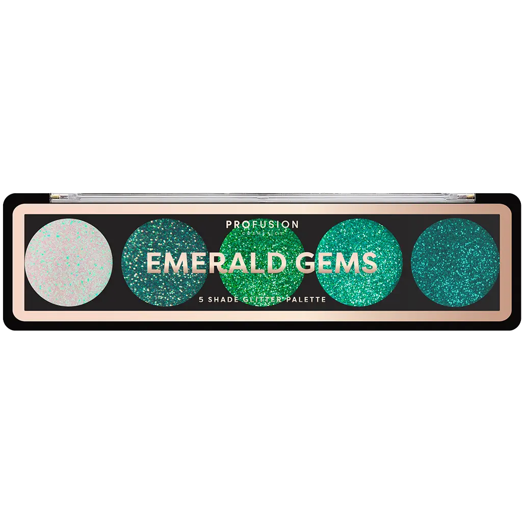 

Profusion Glitter Gem изумрудная палетка теней для век, 1 шт.