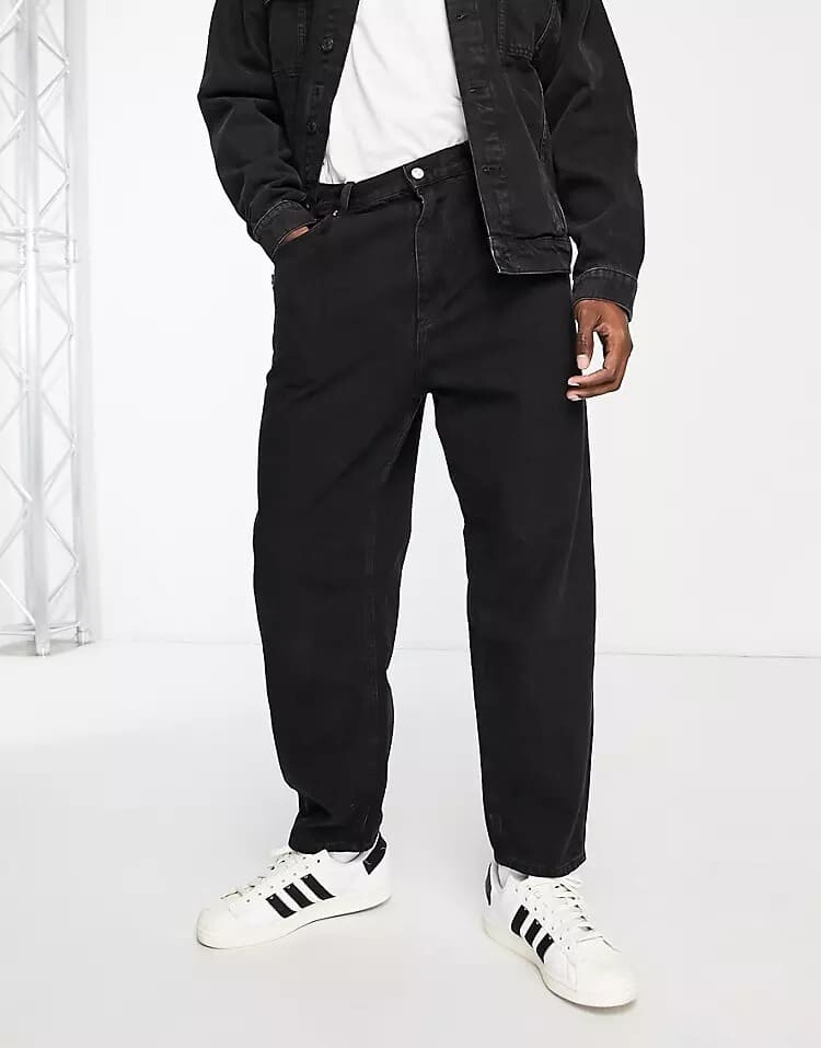 

Джинсы Pull&Bear Balloon, черный