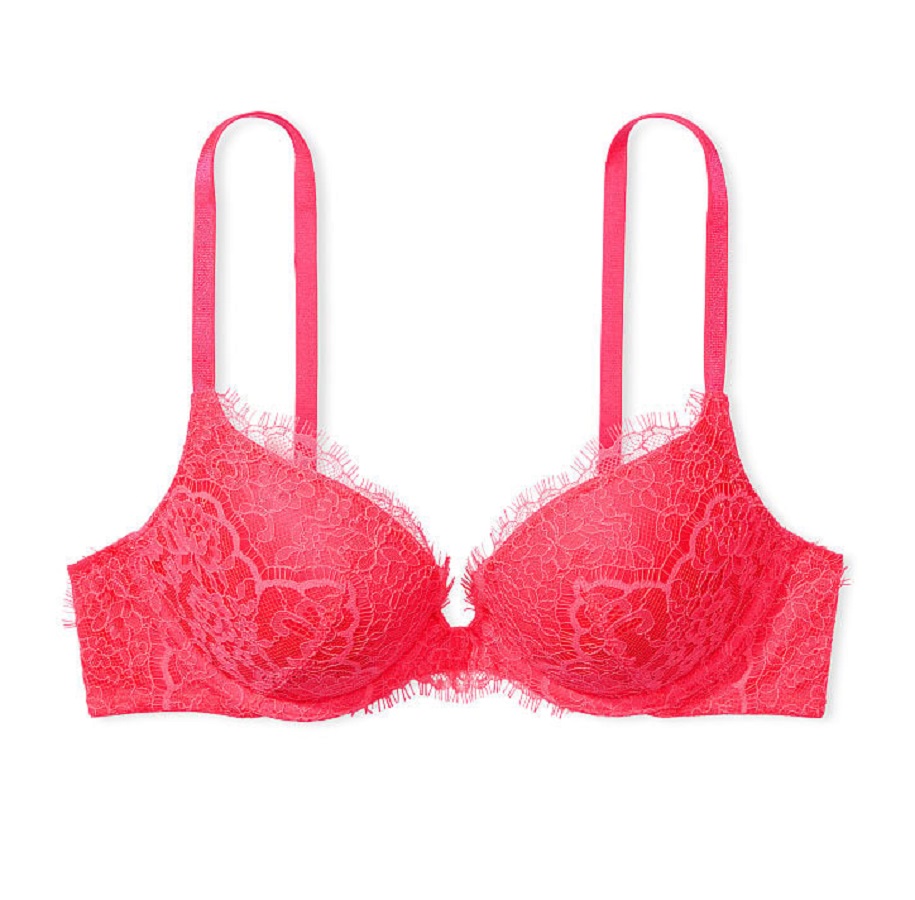цена Бюстгальтер Victoria's Secret Dream Angels Lace Push-up, розовый