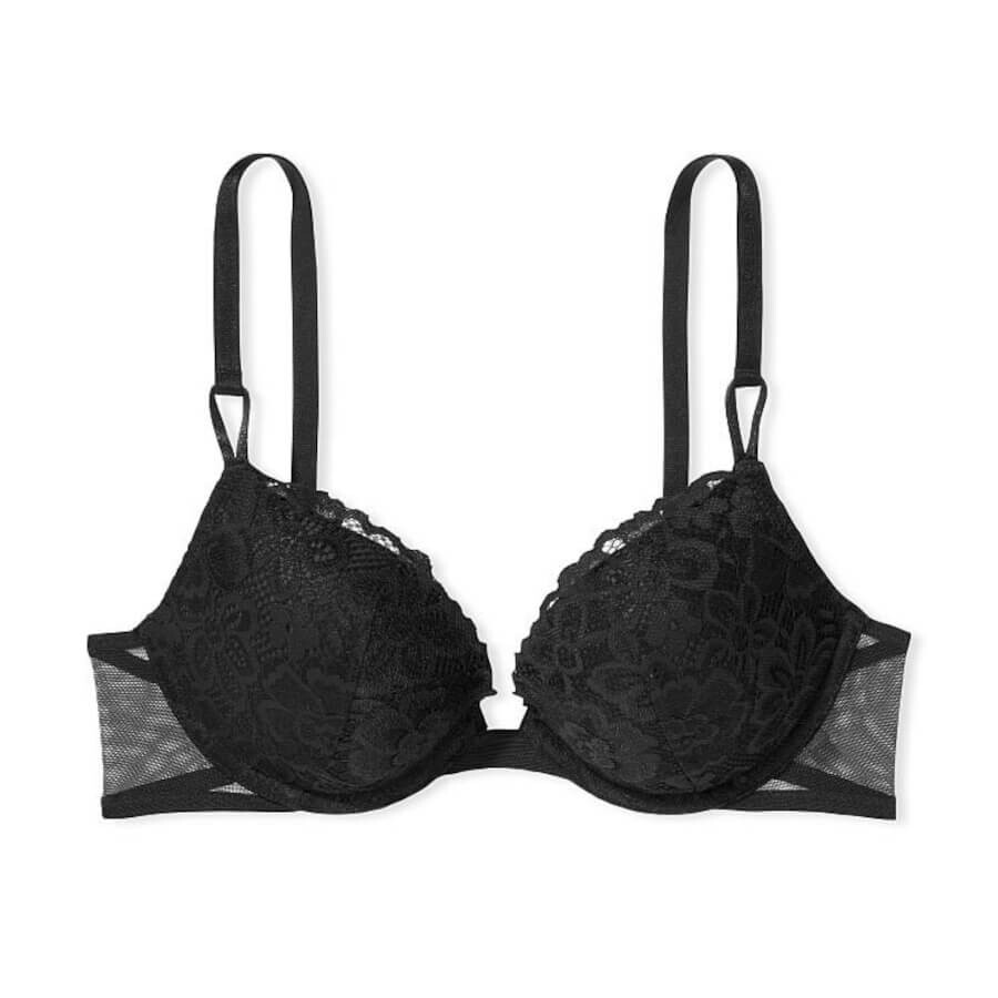 

Бюстгальтер на косточках Victoria's Secret Sexy Tee Lacie Push-Up, черный