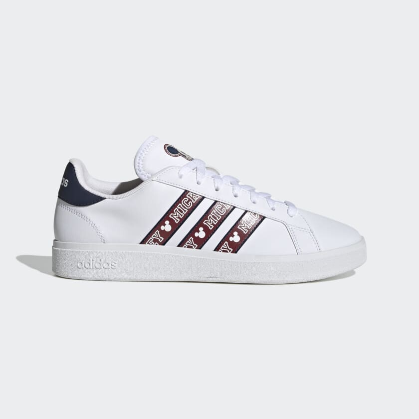 

Кеды adidas x Disney Grand Court Base 2.0 Lifestyle, белый/коричневый