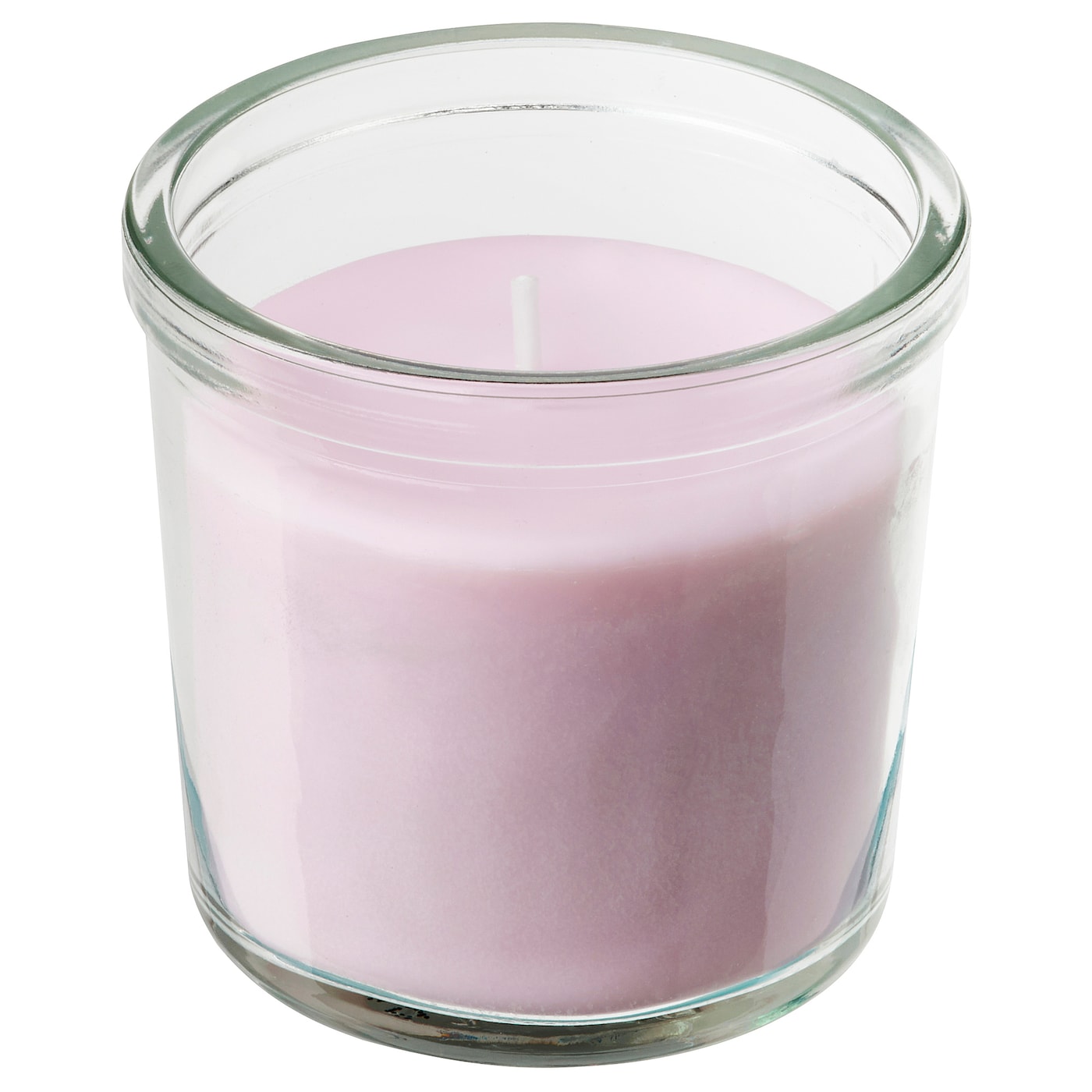 LUGNARE ЛУГНАРЕ Ароматическая свеча в стакане, Жасмин/розовый, 20 ч IKEA