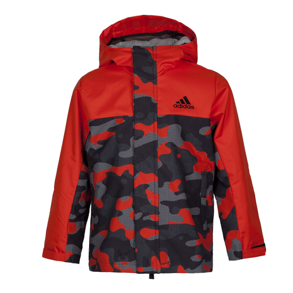 

Куртка два в одном adidas, красный/черный/серый