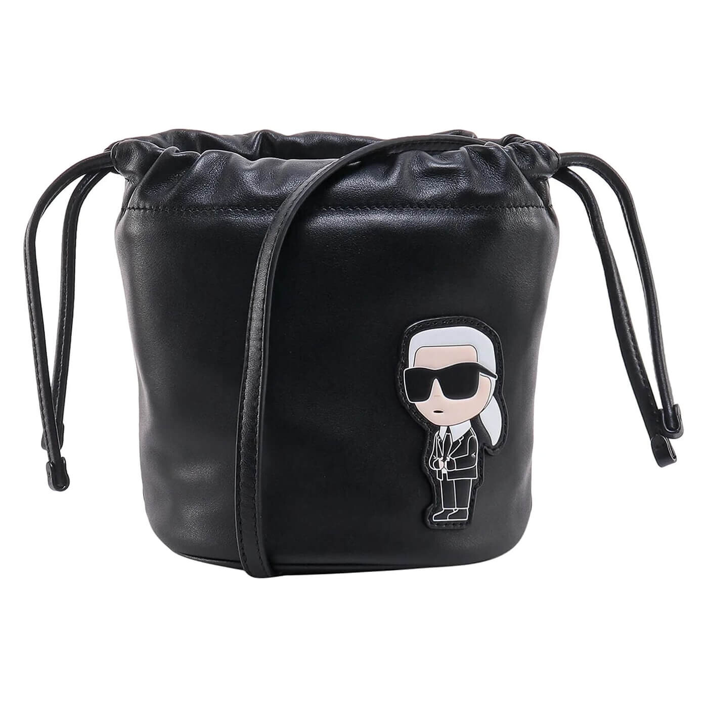 

Сумка Karl Lagerfeld K/Ikonik 2.0 Leather Bucket, черный