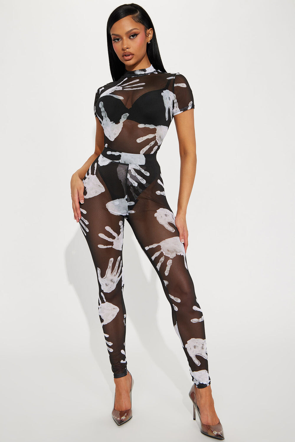 

Леггинсы Fashion Nova ST3128A, черный