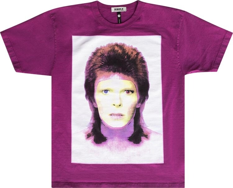 

Футболка WHOLE Bowie Close Up Tee 'Rasberry', фиолетовый