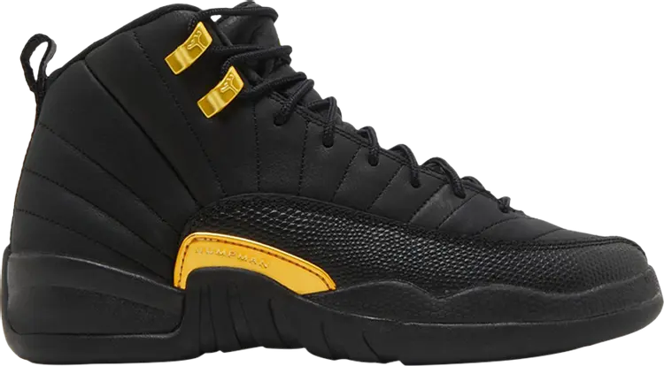 

Кроссовки Air Jordan 12 Retro GS Black Taxi Sample, черный