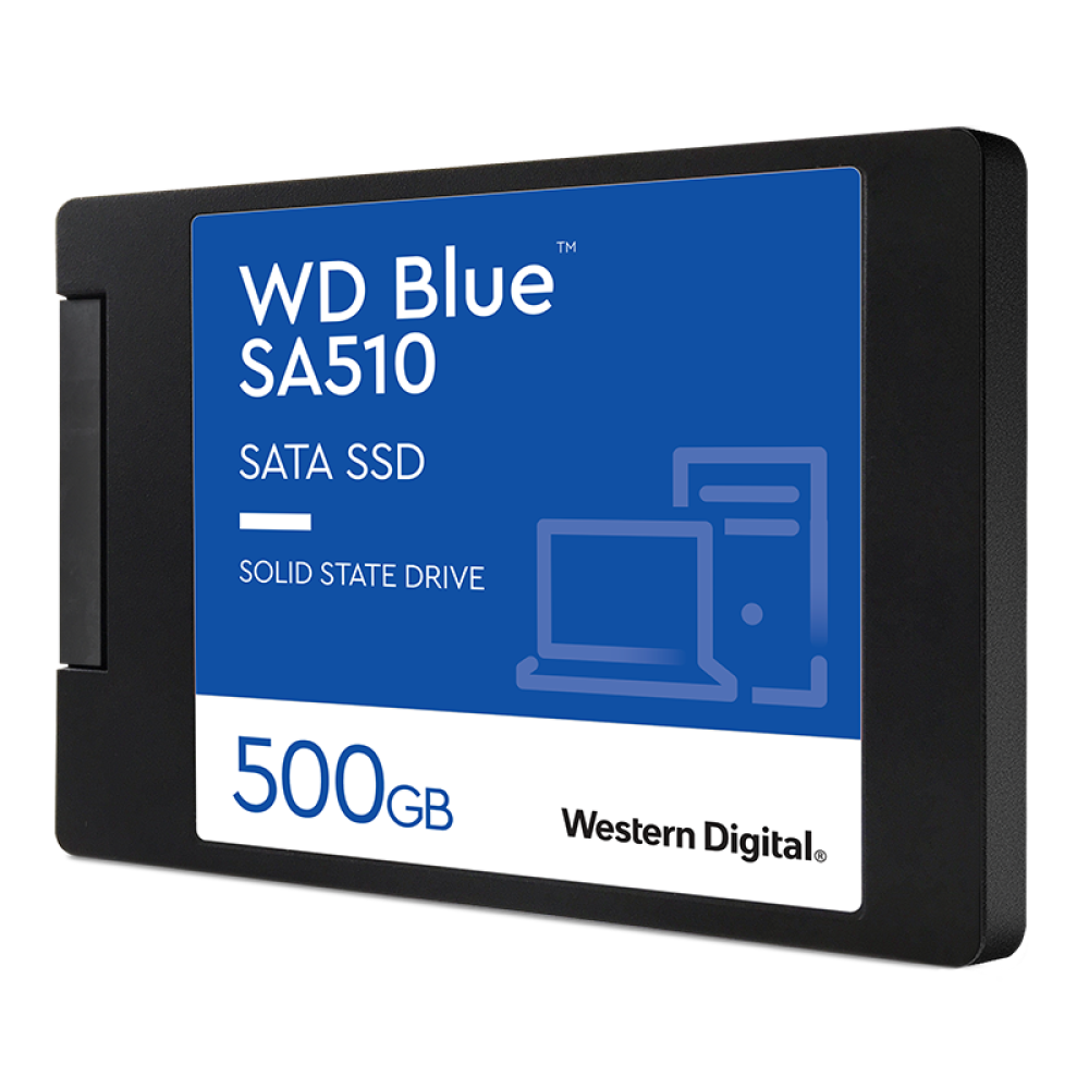 накопитель ssd wd sa510 500gb blue wds500g3b0b SSD-накопитель Western Digital SA510 Blue 500GB