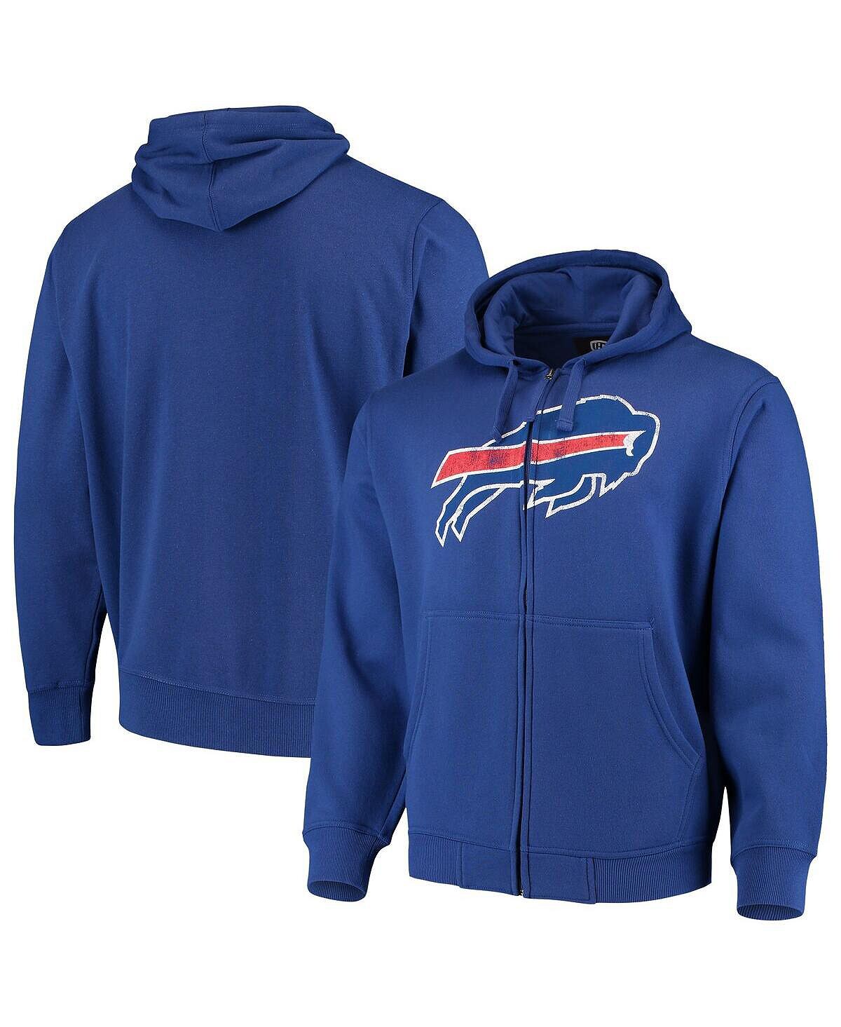 

Мужская толстовка с капюшоном на молнии royal buffalo bills primary logo G-III Sports by Carl Banks