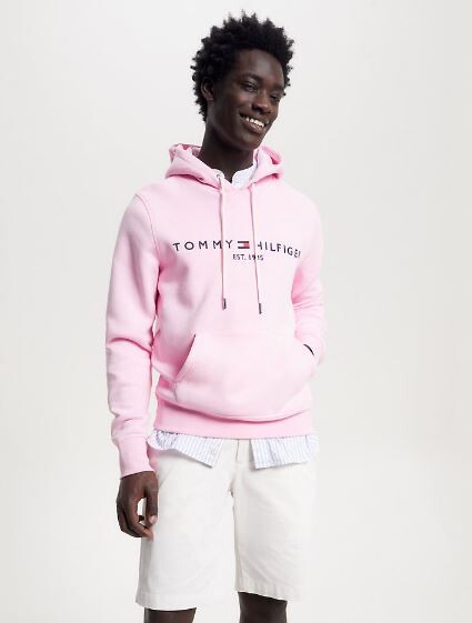 

Худи с логотипом Tommy Hilfiger, розовый