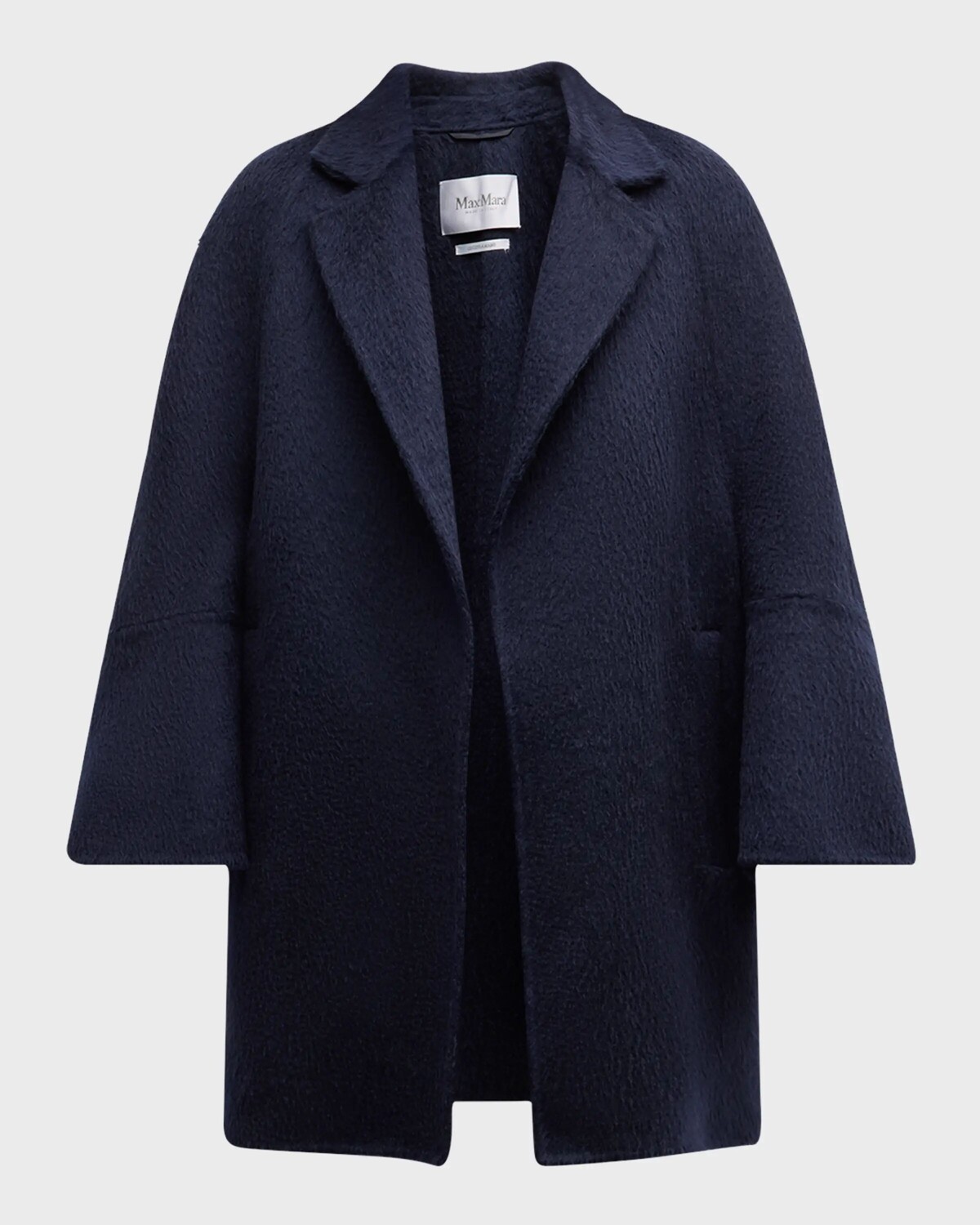 

Пальто оверсайз из шерсти и мохера Sequoia Max Mara, цвет Ultramarine