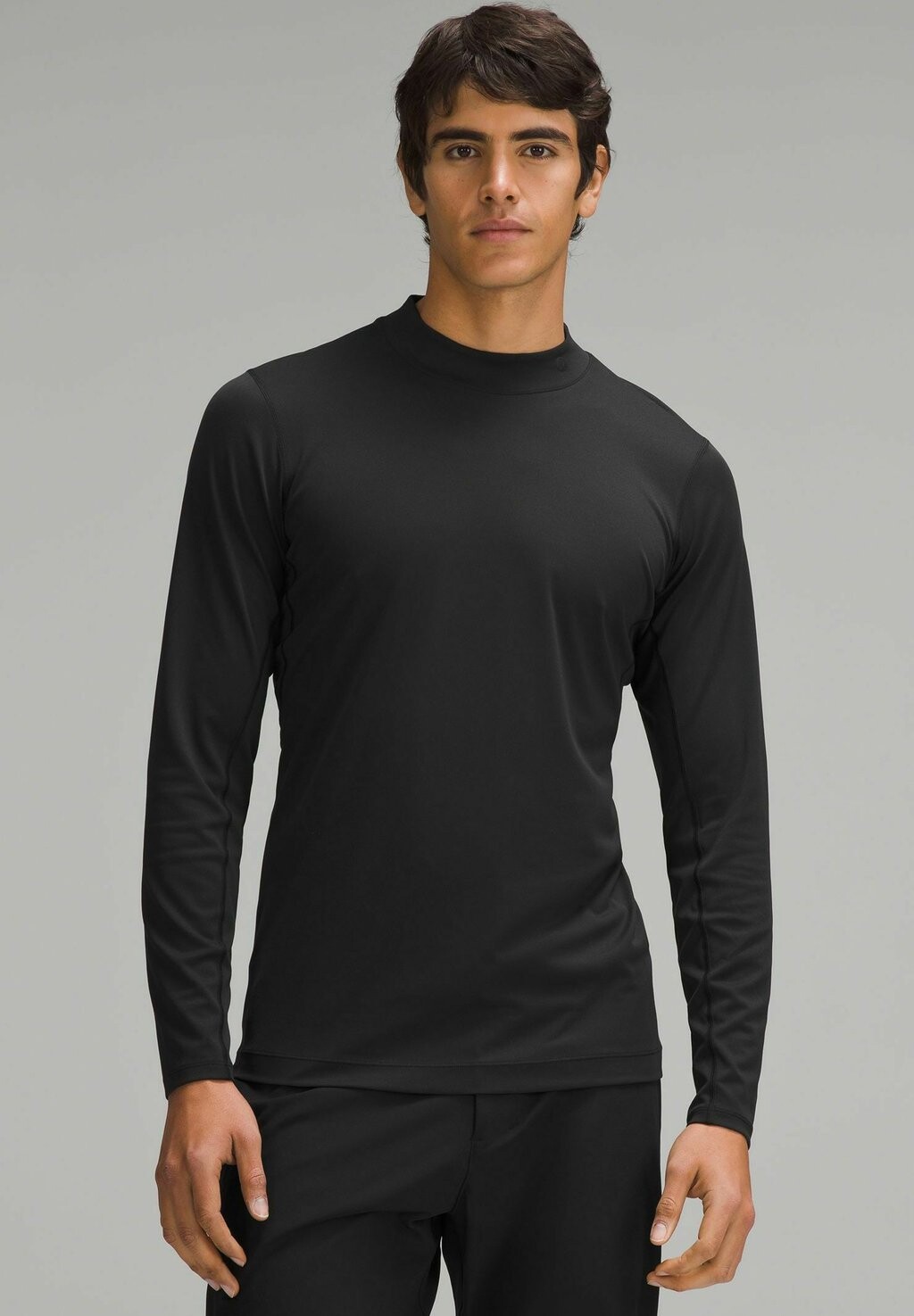 

Майка/рубашка MOCK-NECK PERFORMANCE LS lululemon, цвет black