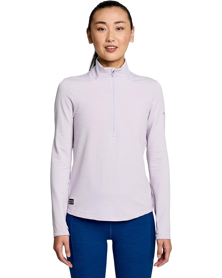 

Толстовка Saucony Triumph 3-D 1/2 Zip, цвет Mauve Heather