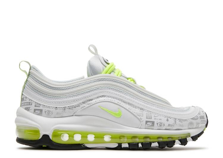 

Кроссовки Nike AIR MAX 97 GS 'REFLECTIVE LOGOS', белый