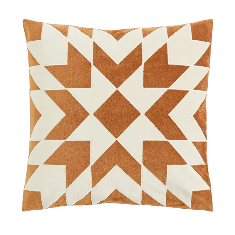 

Чехол для декоративной подушки H&M Home Quilted, светло-коричневый/светло-бежевый