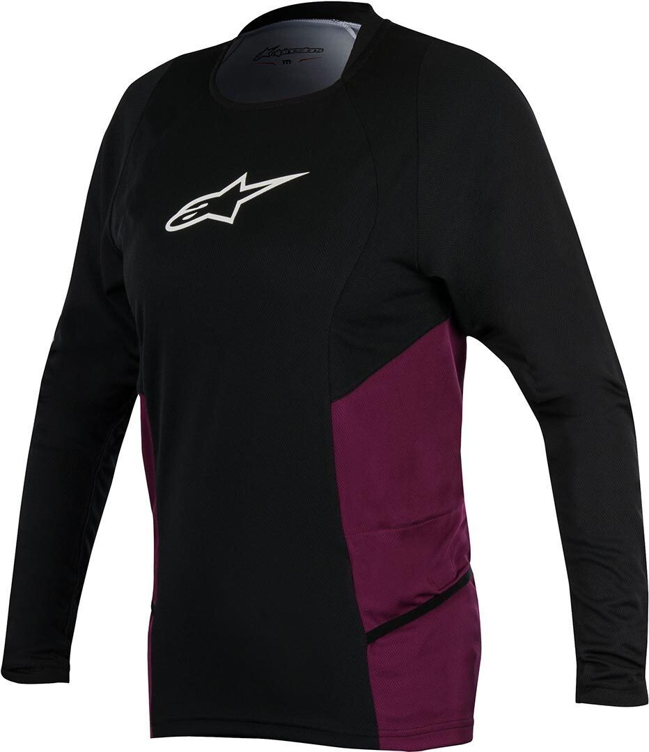 

Женская велосипедная рубашка Alpinestars Stella Drop 2 LS, черный/пурпурный