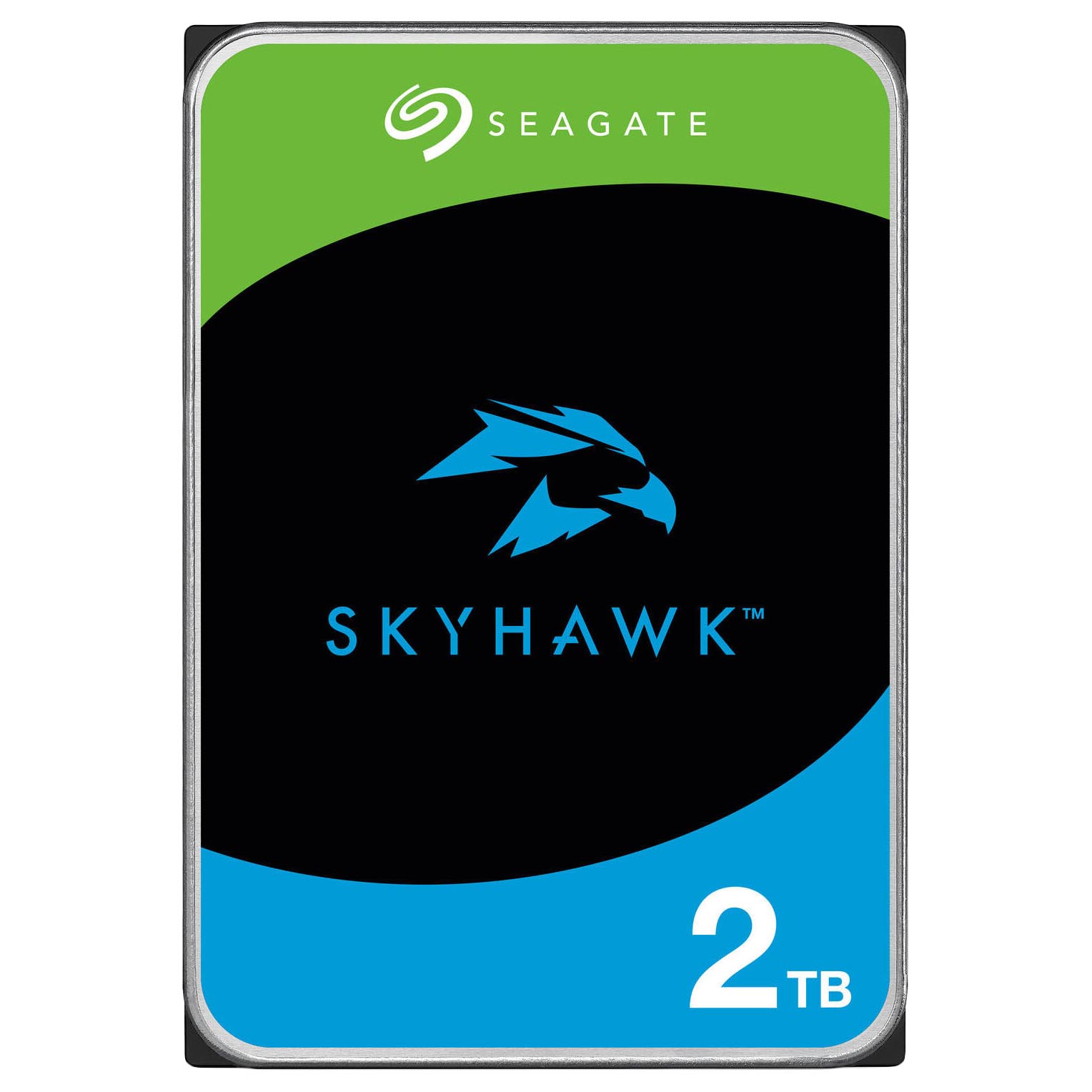 Внутренний жесткий диск Seagate SkyHawk Surveillance, ST2000VX017, 2 Тб жесткий диск seagate skyhawk ai surveillance 10 тб 3 5 st10000ve0008