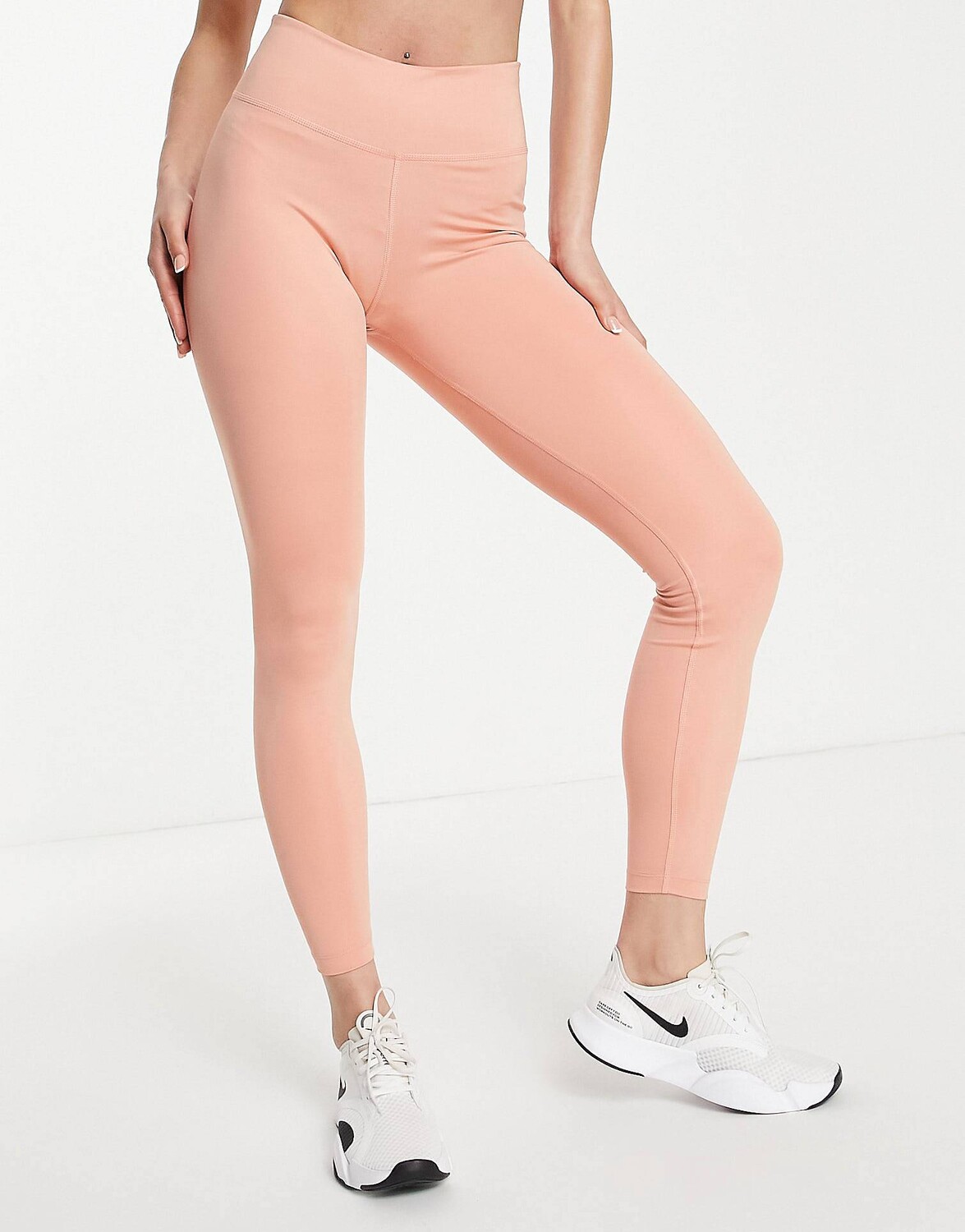 

Розовые леггинсы Nike Running Swoosh Dri-FIT 7/8, Розовый