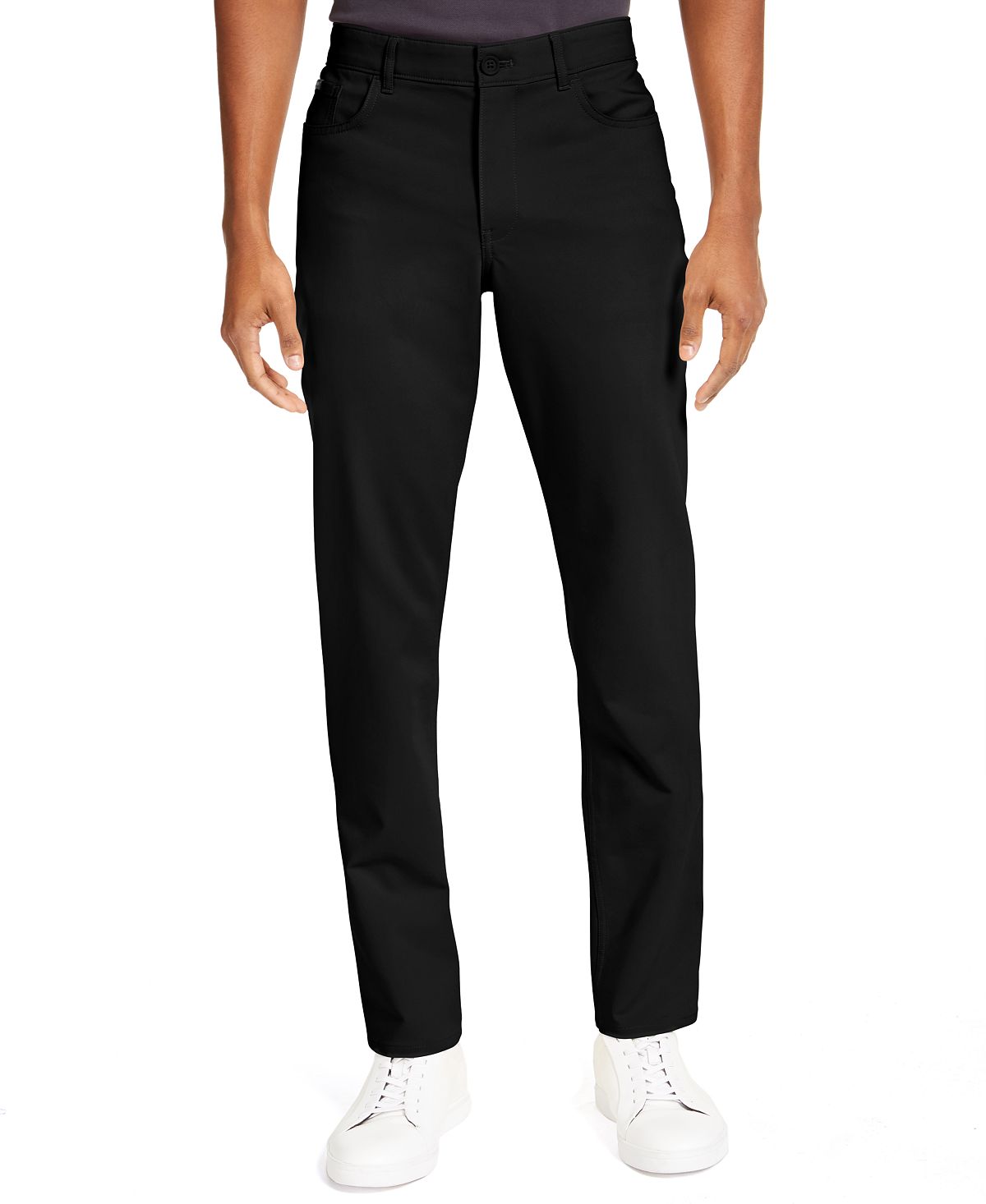 Мужские брюки ck move 365 slim-fit performance stretch Calvin Klein, черный