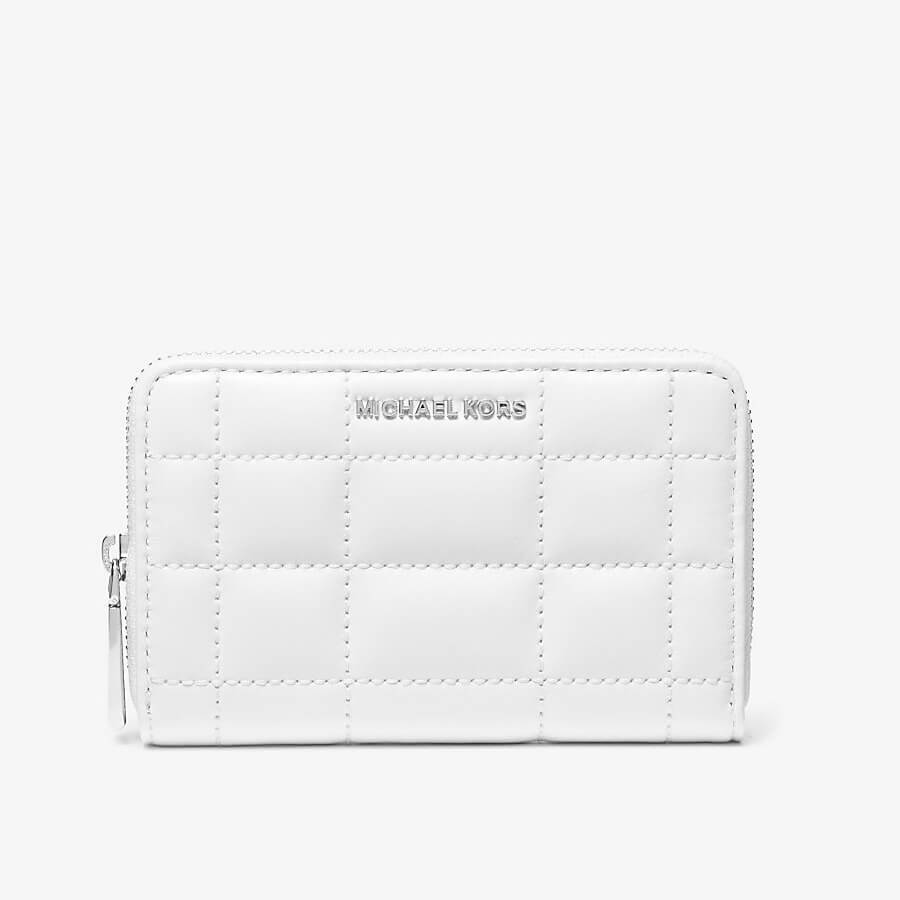Кошелек Michael Michael Kors Small Quilted Leather, белый