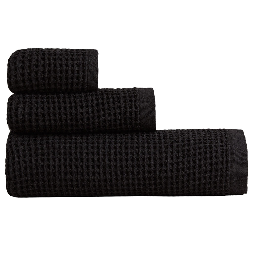 

Полотенце Zara Home Waffle Texture Cotton, черный