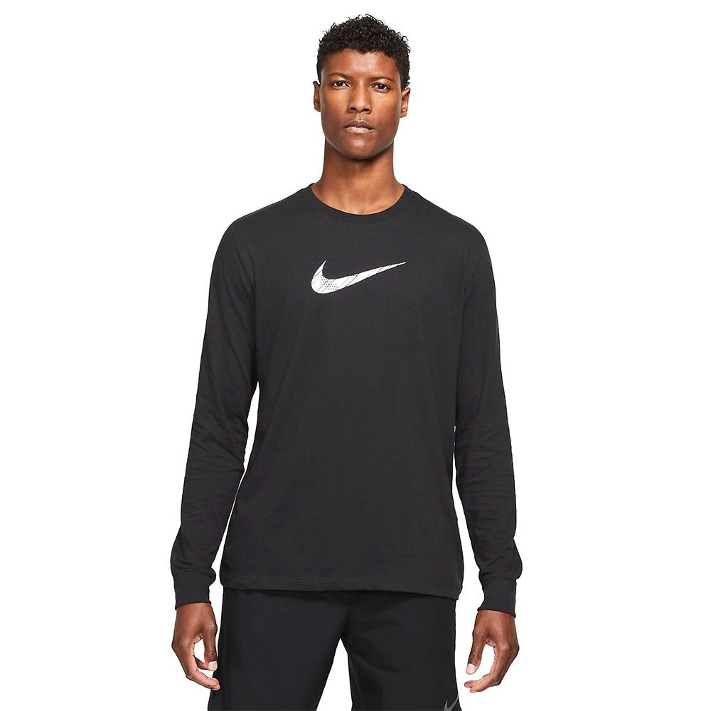 

Лонгслив Nike Dri-Fit Training, черный/белый