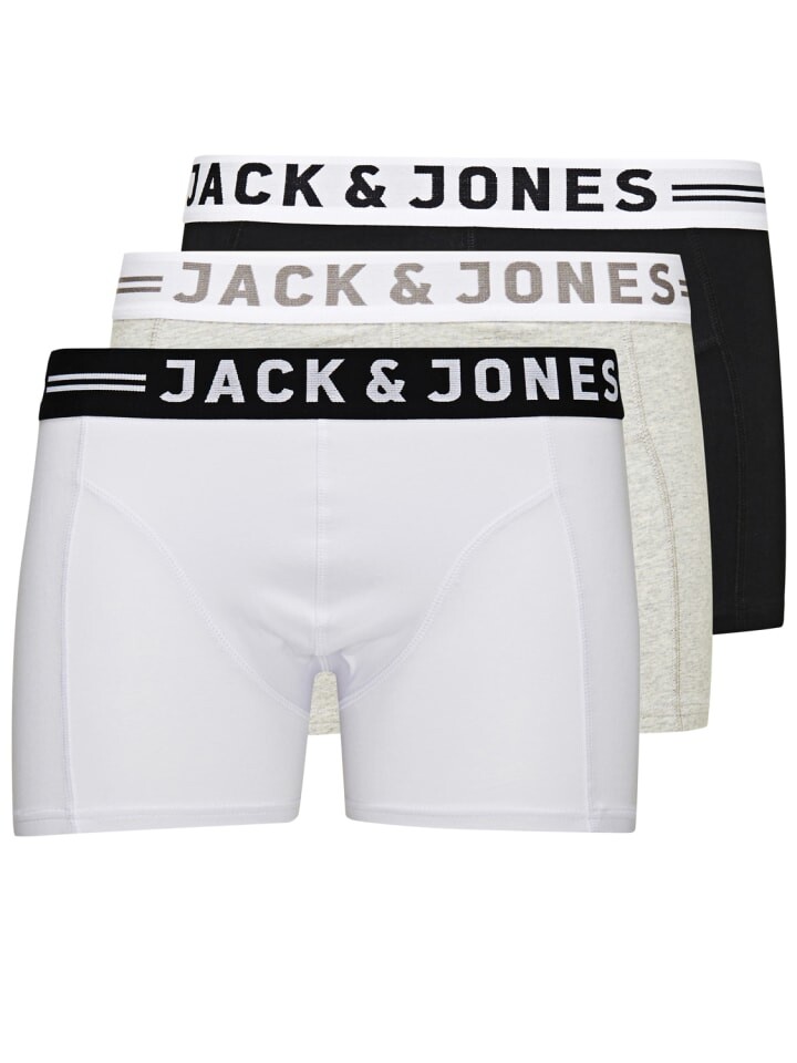 

Боксеры Jack & Jones Waistband, цвет light grey bw