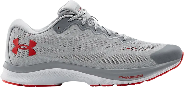 

Кроссовки Under Armour Charged Bandit 6 Mod Grey Versa Red, серый
