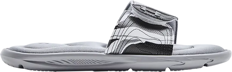 

Сандалии Under Armour Wmns Ignite 6 Graphic Strap Slide Steel White, серый