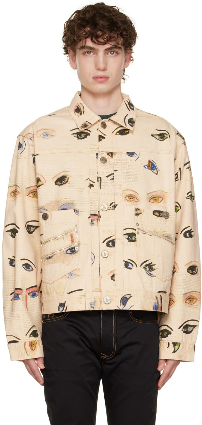 

Бежевая джинсовая куртка Marlene Vivienne Westwood