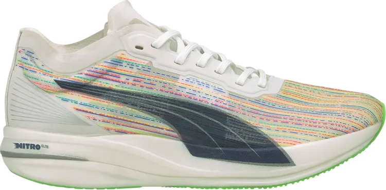 

Кроссовки Puma Deviate Nitro Elite Racer SP White Green Glare, разноцветный