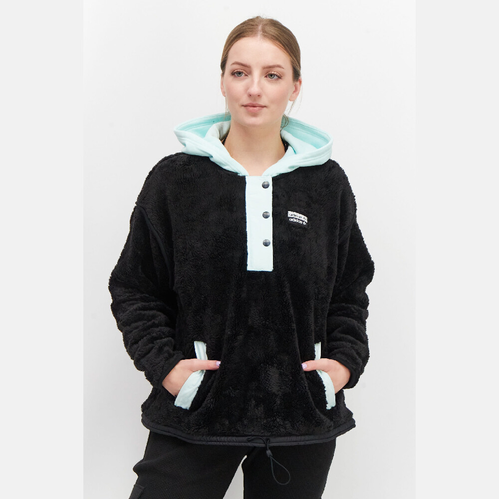 

Свитшот Adidas, черный/бирюзовый