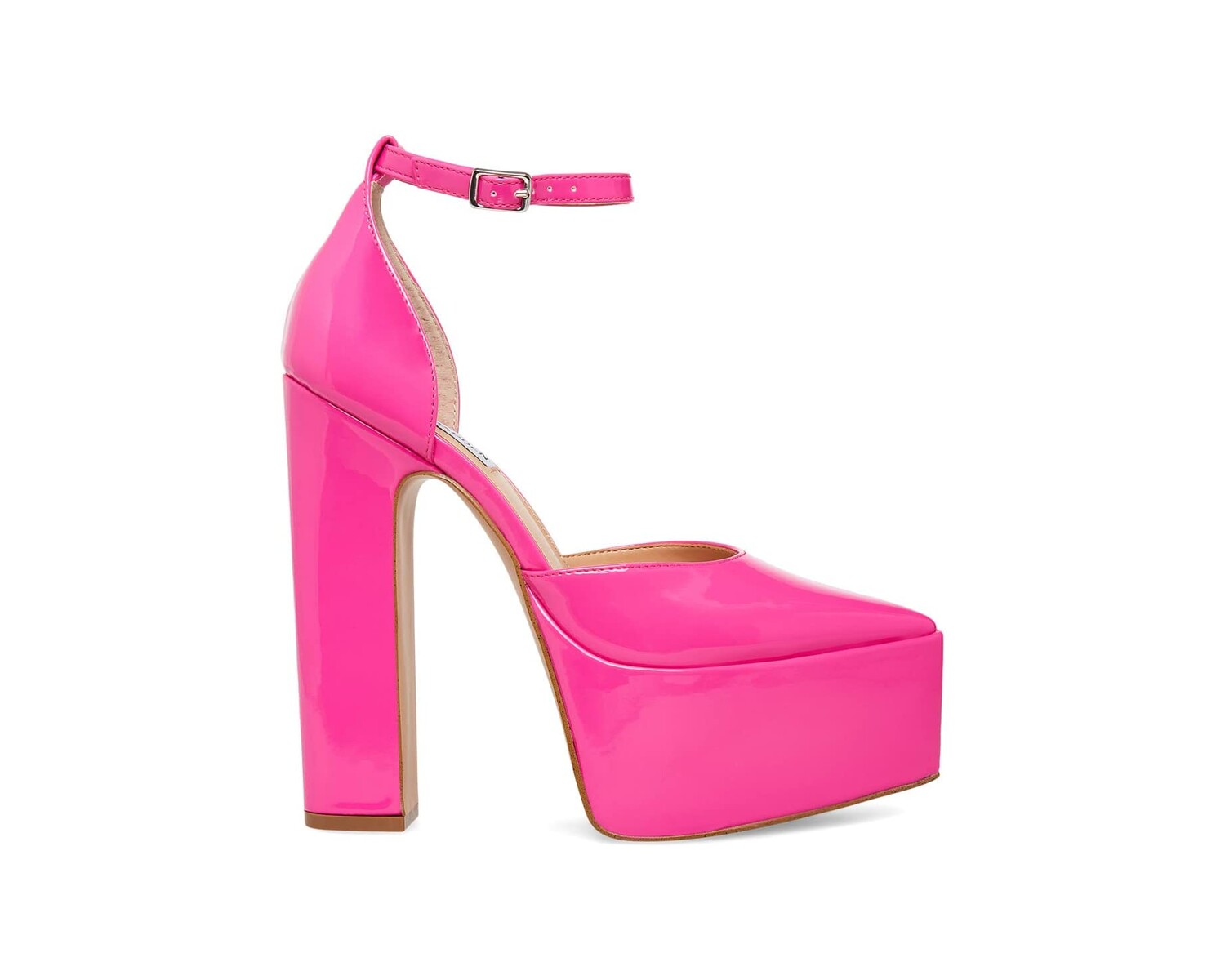 

Туфли на каблуках Prompt Pump Steve Madden, патент цвета фуксии