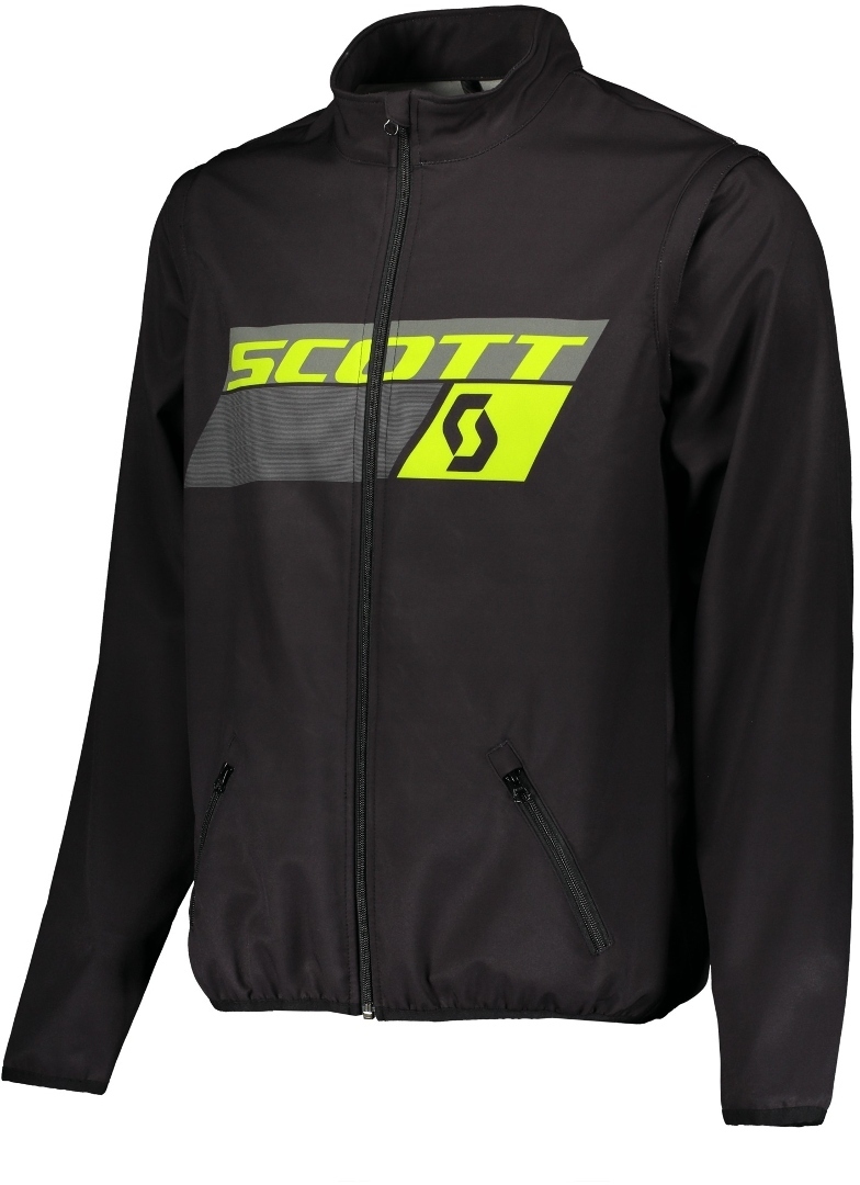 Мотоциклетная куртка Scott Enduro с логотипом, черный/желтый
