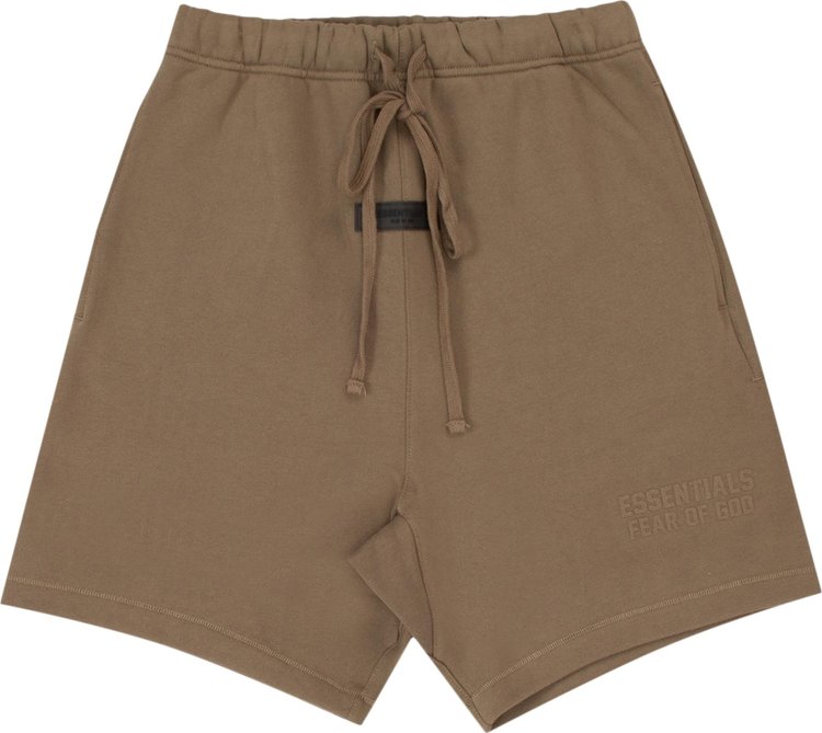 Шорты Fear of God Essentials Shorts 'Wood', коричневый - фото