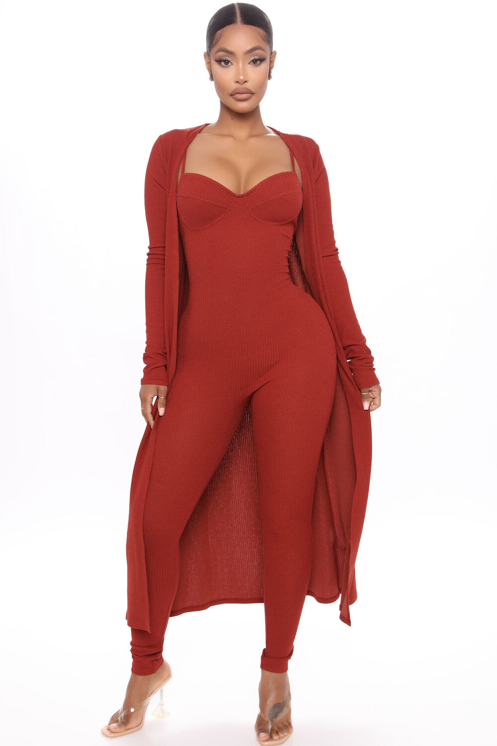 

Комбинезон Fashion Nova ST7190TJA, ржавчина